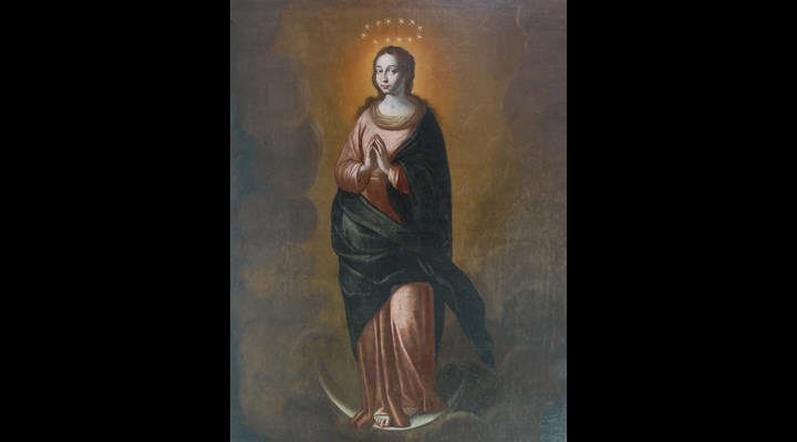 Dipinto ad olio su tela - Immacolata - Lorenzo Gastaldi (1625-1690) 
